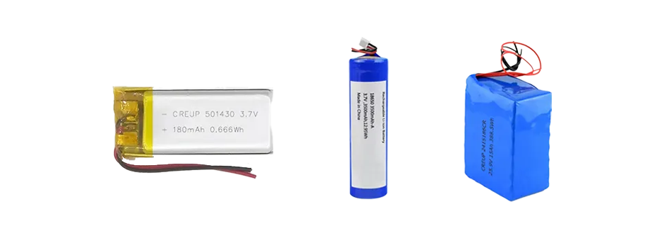 Standard battery packs