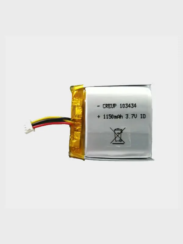 103434 3.7V 1150mAh 4.255Wh Lithium polymer battery 103434 3.7V 1150mAh 4.255Wh Lithium polymer battery