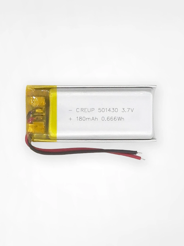 501430 3.7V 180mAh 0.666Wh Lithium polymer battery 501430 3.7V 180mAh 0.666Wh Lithium polymer battery