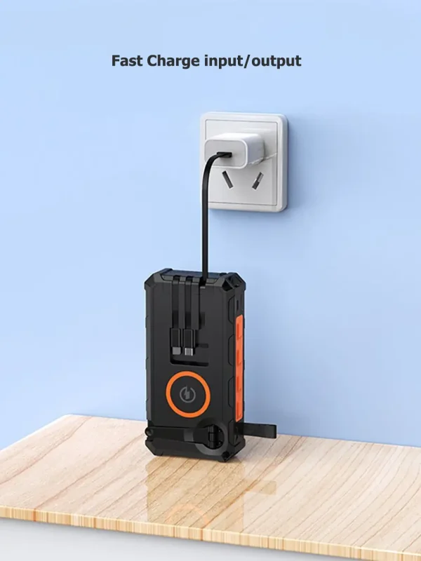 Hand crank wireless solar power bank spb hc536 Hand crank wireless solar power bank spb hc536