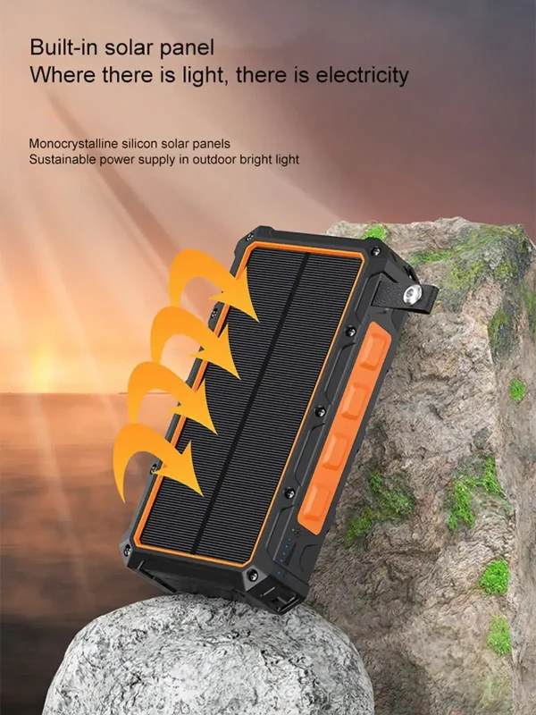 Hand crank wireless solar power bank spb hc536 Hand crank wireless solar power bank spb hc536
