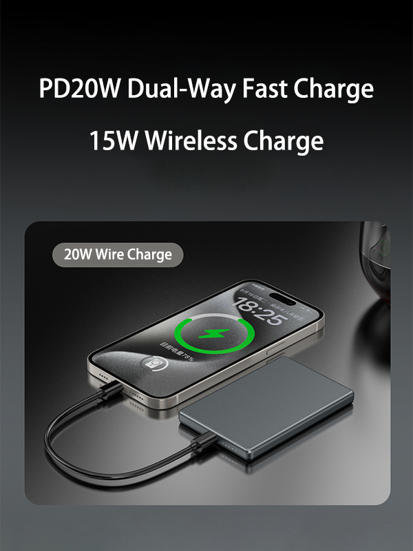 Ultra-thin magnetic wireless power bank mpb sf963 Ultra-thin magnetic wireless power bank mpb sf963